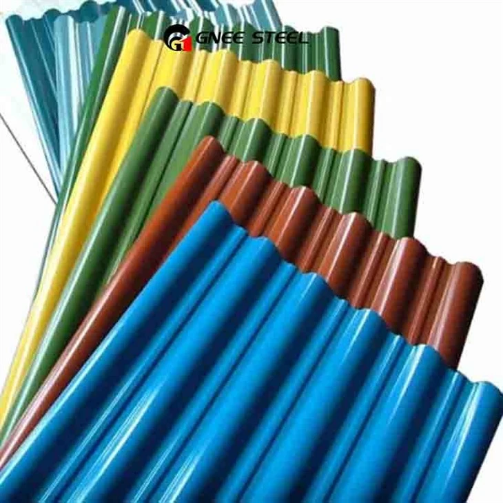 Colour Coated Corrugated Sheets