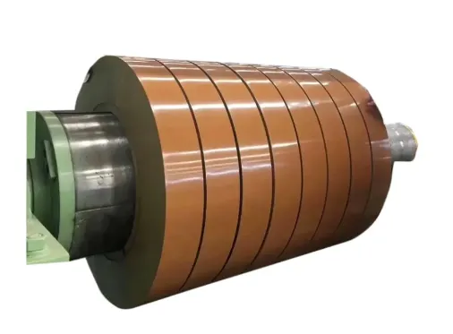 ورق رنگی DX51D کویل فولاد روی از پیش رنگ شده