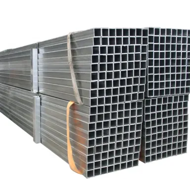 لوله فولادی مستطیلی گالوانیزه Q215 Gr.A