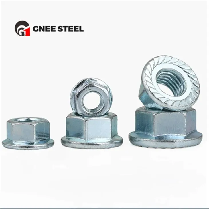 مهره فلنج شش گوش DIN6923 روکش روی